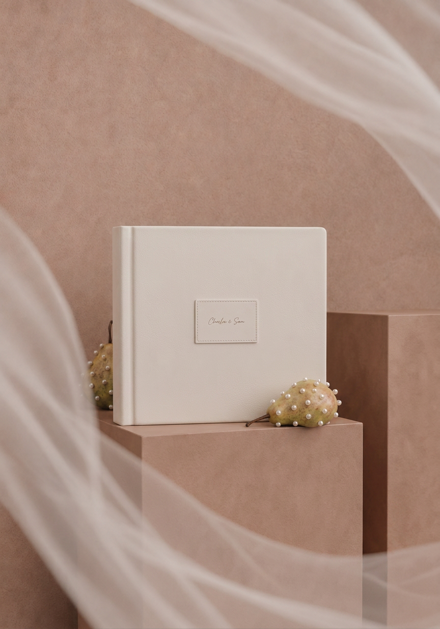 Magnolia Grand Blanc — bespoke wedding album made in Italy