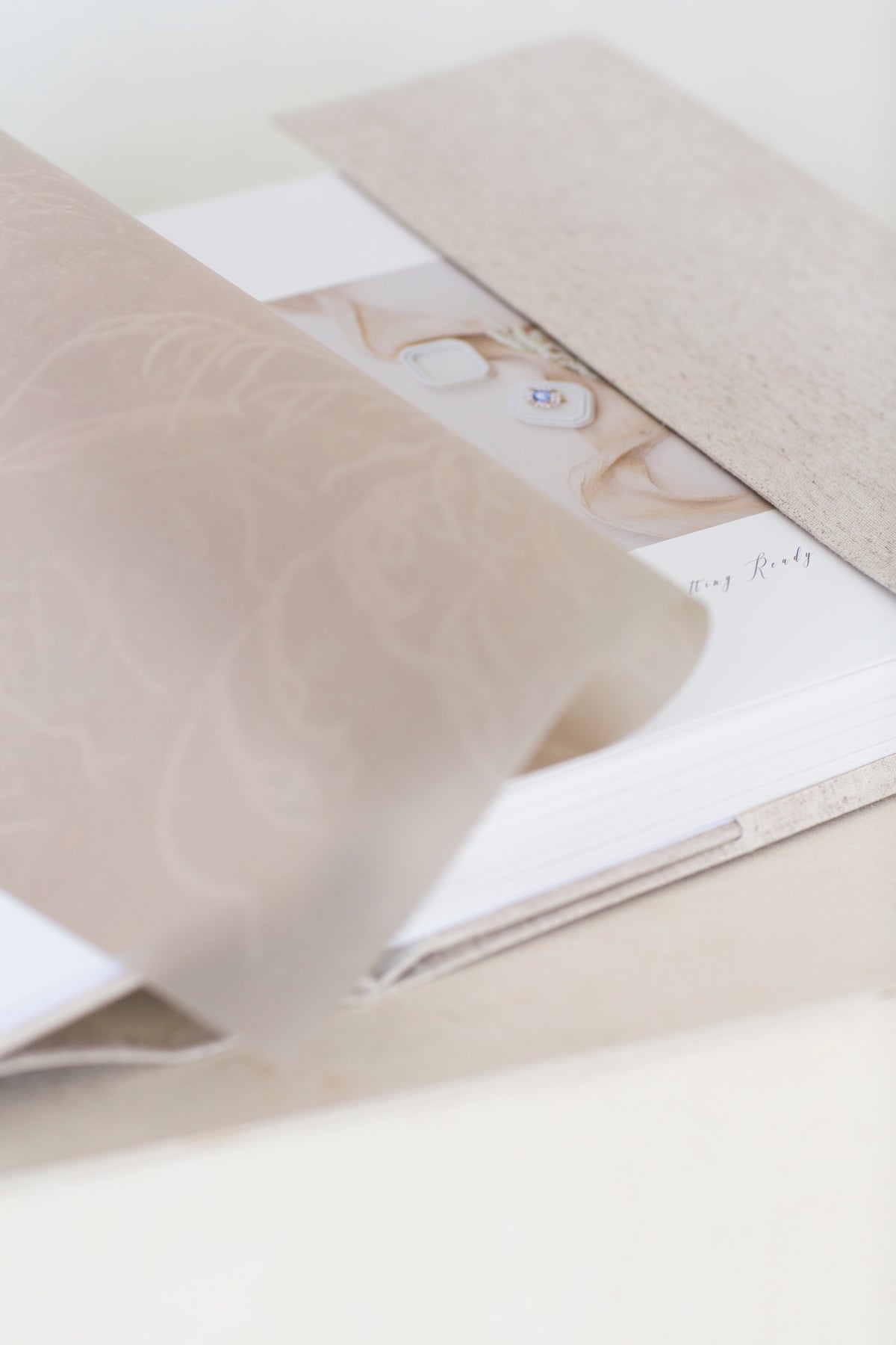 A Project Love wedding album made in Italy