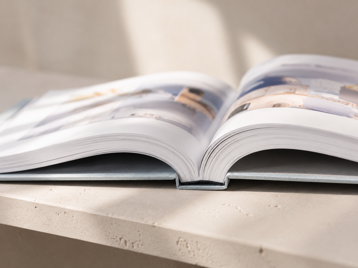 Open personal magazine
